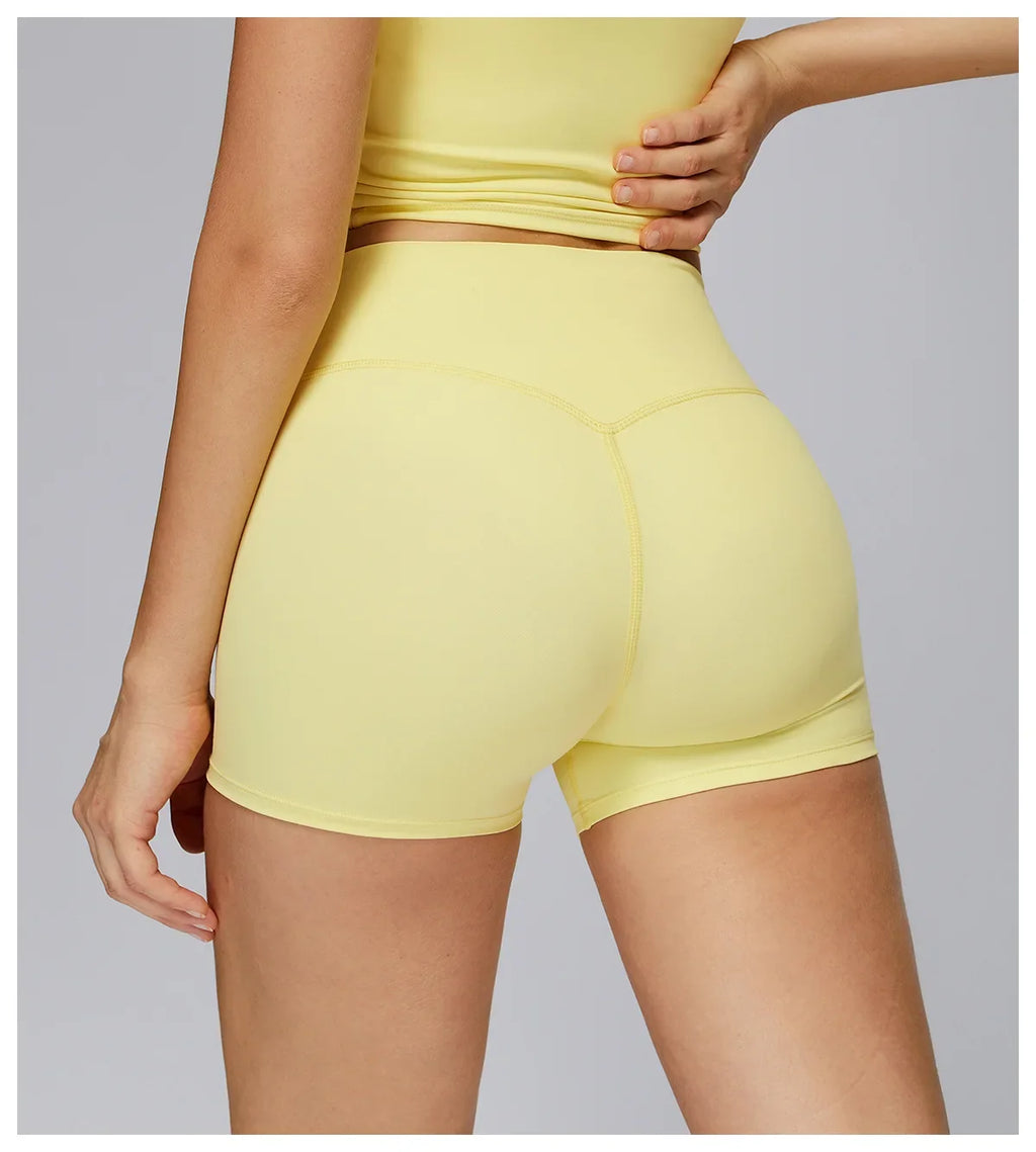 Yoga Shorts Women Summer Fitness Shorts Running Cycling Shorts Breathable Sports Leggings High Waist Summer Workout Gym Shorts