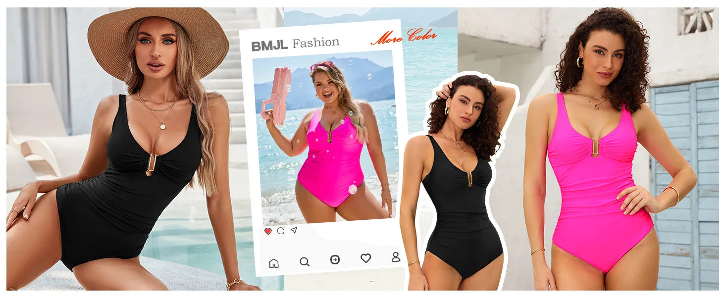2026 Women's Swimsuit Fashion High-end One-piece Swimwear Sexy Swimwear Women One Piece Backless One-Piece Suits Bathing Suit