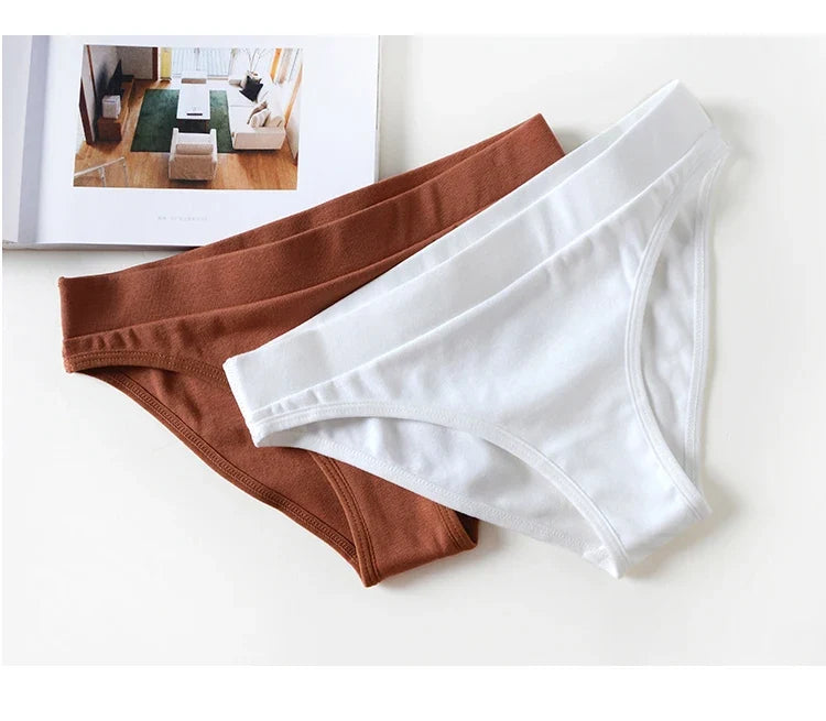 Sexy Thongs Seamless Women Panties Cotton G String Fashion Underwear Female Briefs Girls Lingerie Simple Sporty Style Size S-XL