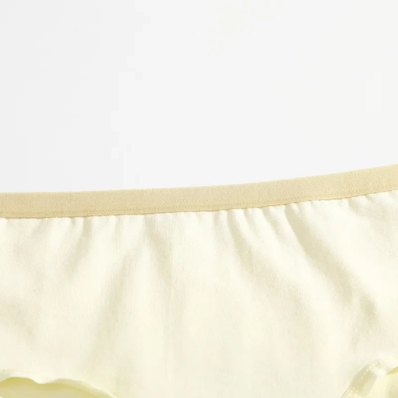 3Pcs/Set Women's Seamless Cotton Briefs Women Panties Solid Color Breathable Underwear Female Low Waist Soft Lingerie S-XXL