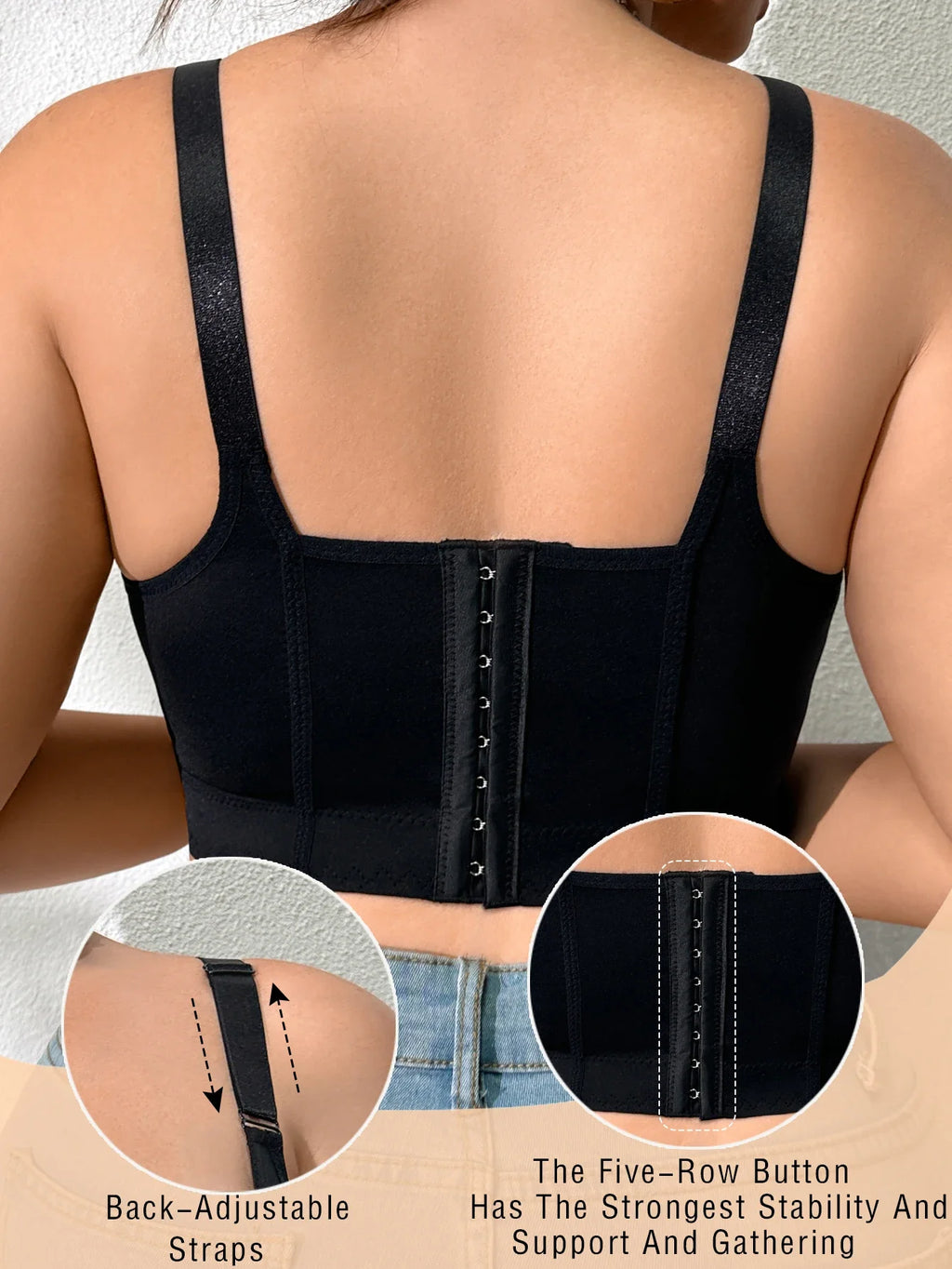 Large Size Women's Bra Thin Cup Push Up Bra Side-Breast-Enhancing Comfort Underwire Lingerie Adjustable Wide Straps Underwear