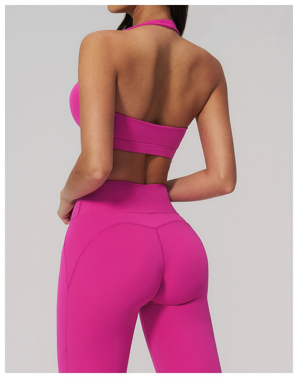 Summer Women Sports Bra Pilates Yoga Bra Hanging Neck Gym Underwear Running Fitness Shock Proof Breathable Quick-Dry Fitness Top