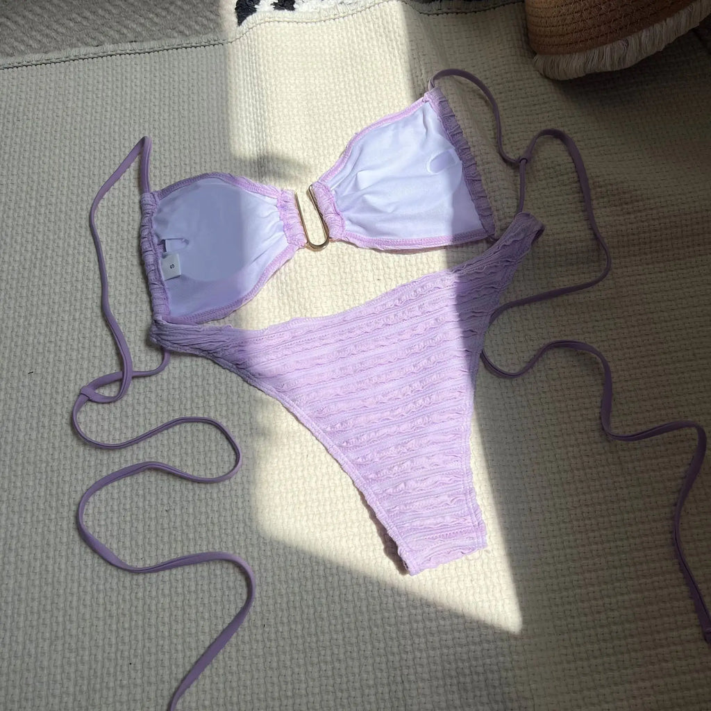 2026 New Sexy Bikinis Swimsuits Women's Swimwear Push Up Female Beach Swim Wear Bathing Suits Brazilian Bikini Set Pool Bather