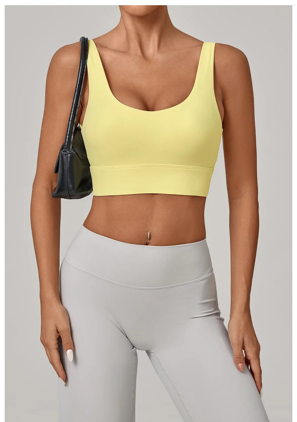 High Strength Yoga Bra Breathable Sports Bra Anti-Sweat Fitness Top Women Shockproof Crop Top Push Up Sport Bra Gym Workout Top