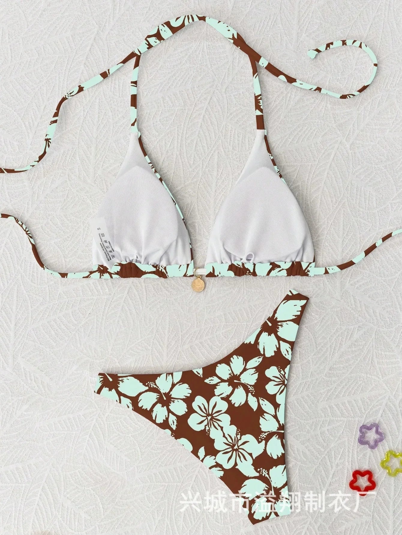 Micro Bikini 2026 Push Up Women Swimsuits Sexy Swimwear Brazilian Bikini Set Biquini Print Swimsuit Summer Brown Beachwear