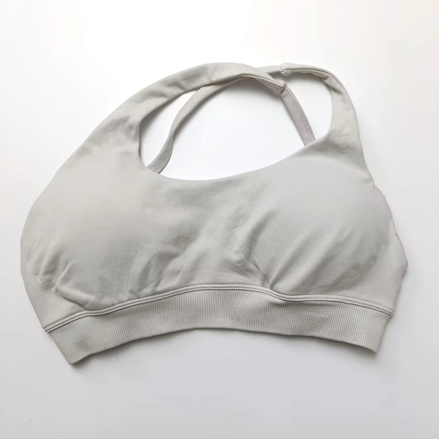 NCLAGEN Asymmetric Sports Bra Gym Top Woman High Support Halter Backless Fitness Speed Activewaer Workout Seamless Underwear