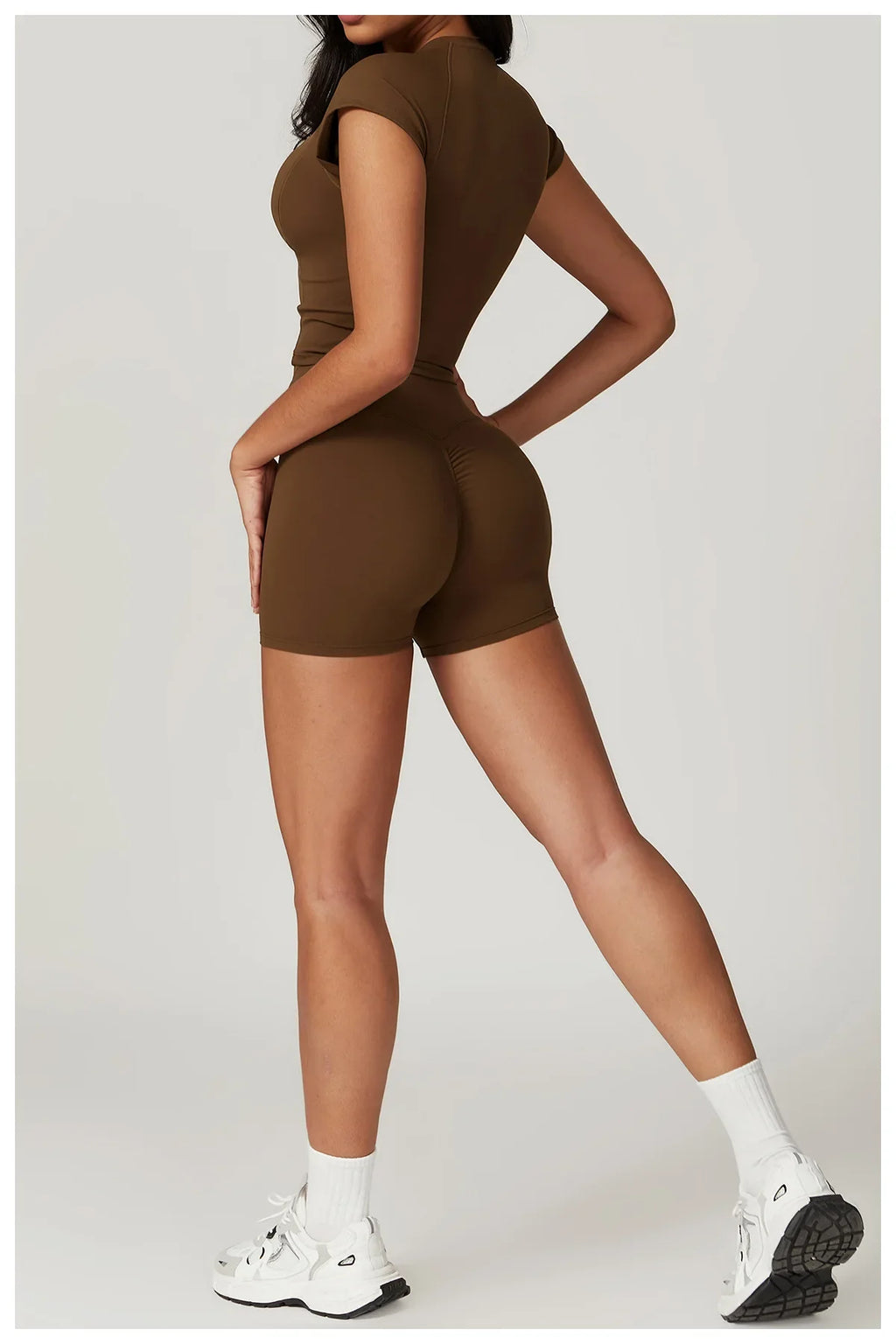 Yoga Shorts Women High Waist Workout Shorts Fitness Yoga Tights Lift Butt Fitness Ladies Yoga Gym Running Short Pants Sportswear