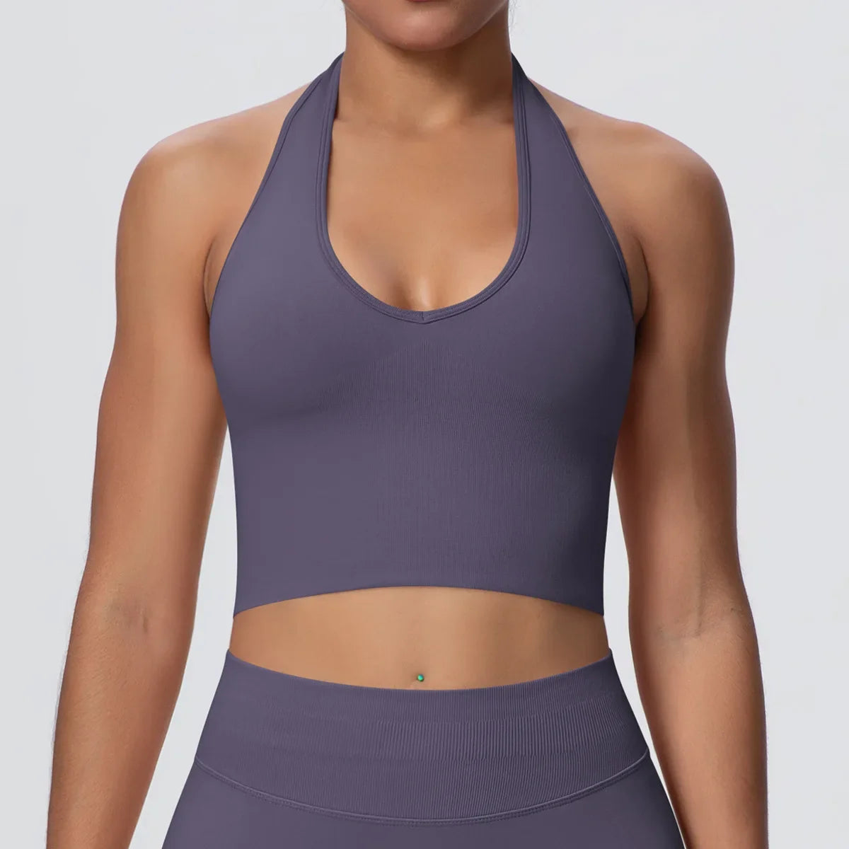 Gym Tops Women Halter Top Gym Vest Woman Sexy Backless Push Up Sport Bras Running Vest Workout Tops Activewear Yoga Fitness Vest