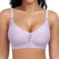 Women's Seamless Bra 3/4 Cup Thin Molded Cup Bra Thin Flattering Plus-size Soft Support Push-up and Comfortable Breathable Bra