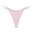 Ice Silk Seamless Women Thong Low Waist Sexy G String Quick Drying Panties Simple Underwear Traceless Thin Sports Yoga Briefs
