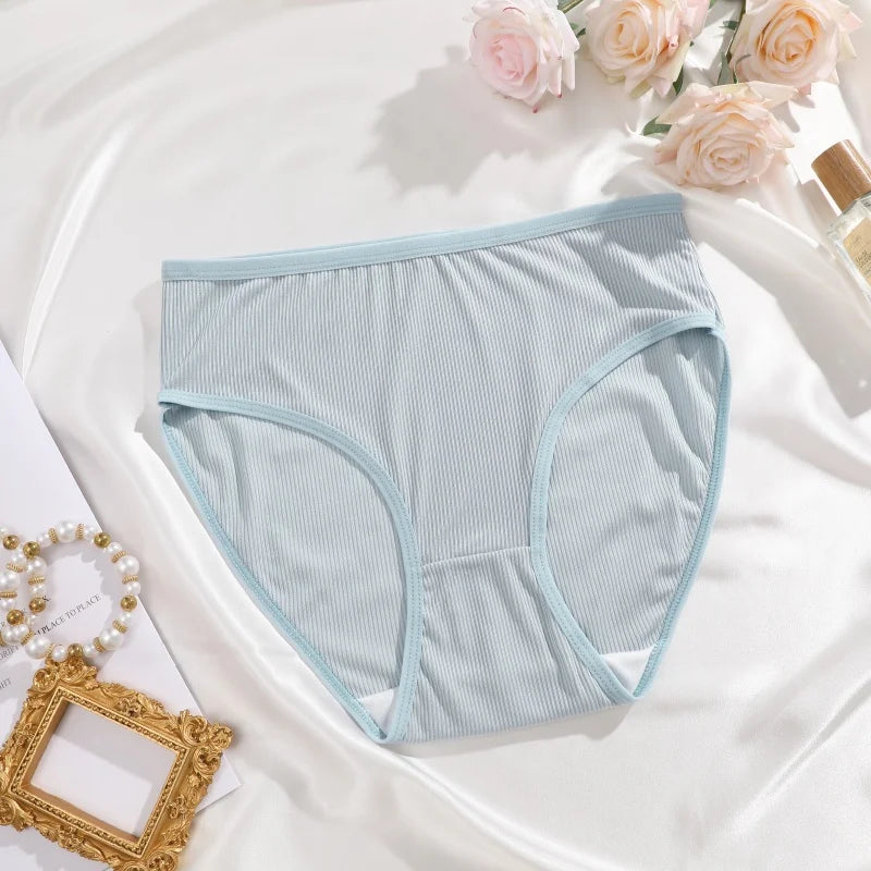 4Pcs/Set Women Lace Mesh Briefs Sexy Comfortable Stretchy Semi Sheer French-Cut Panties Women's Underwear Breathable Lingerie