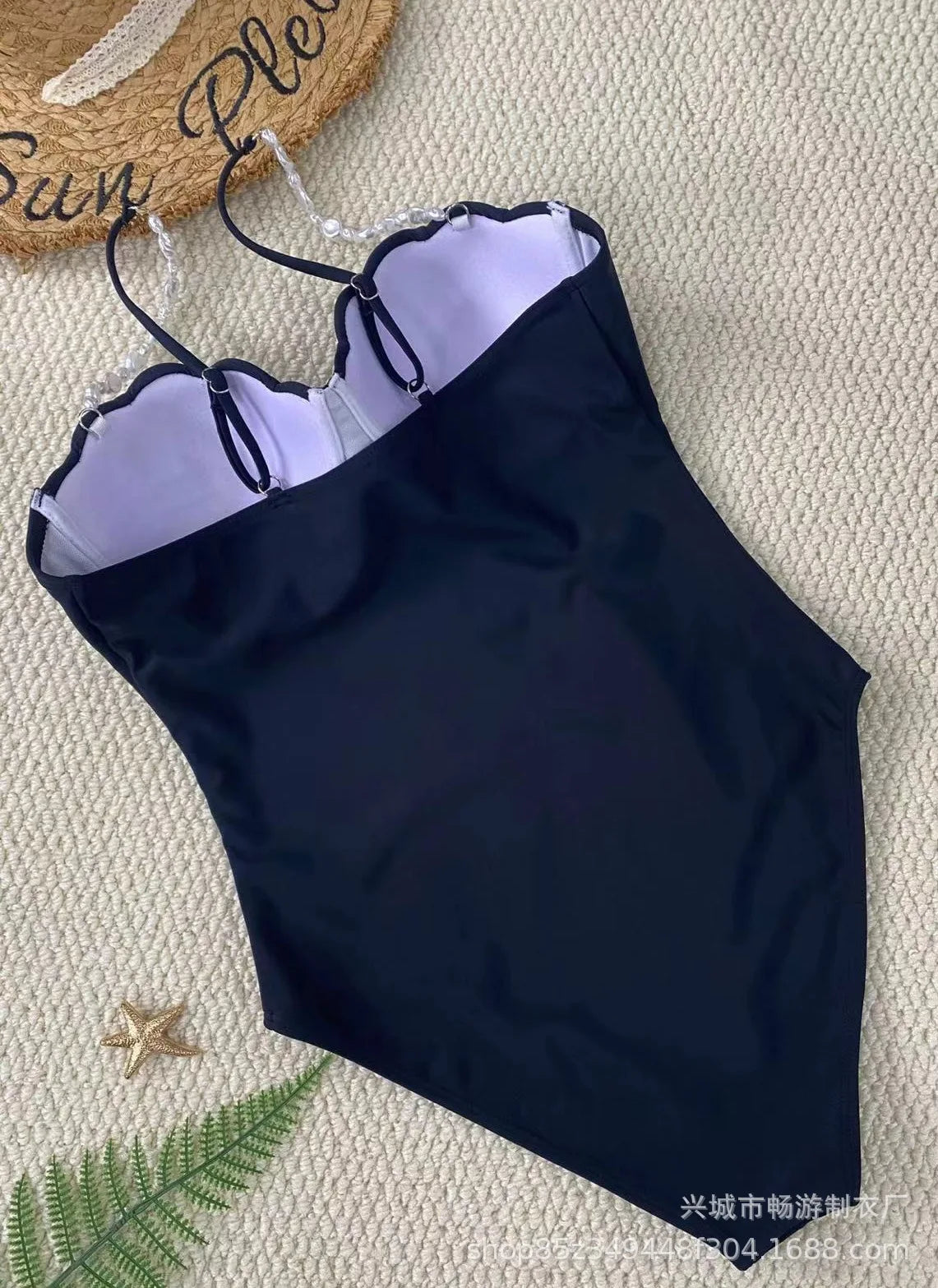 2026 Sexy Solid Spaghetti Strap Bikini Women Swimsuit High Waist Beach Vacation Bikini New Summer Swimwear One Piece Swimsuit