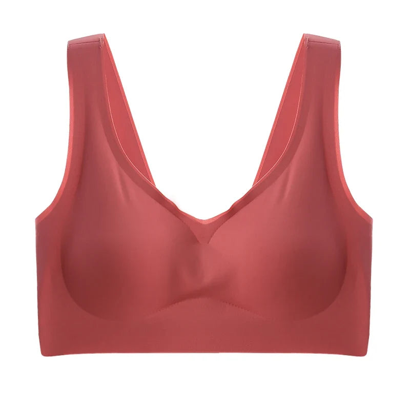 M-7XL Seamless Sport Bra Push Up Bra for Women Wireless Comfort Underwear Sport Brassiere Femme Plus Size Bralette Sexy Lingerie