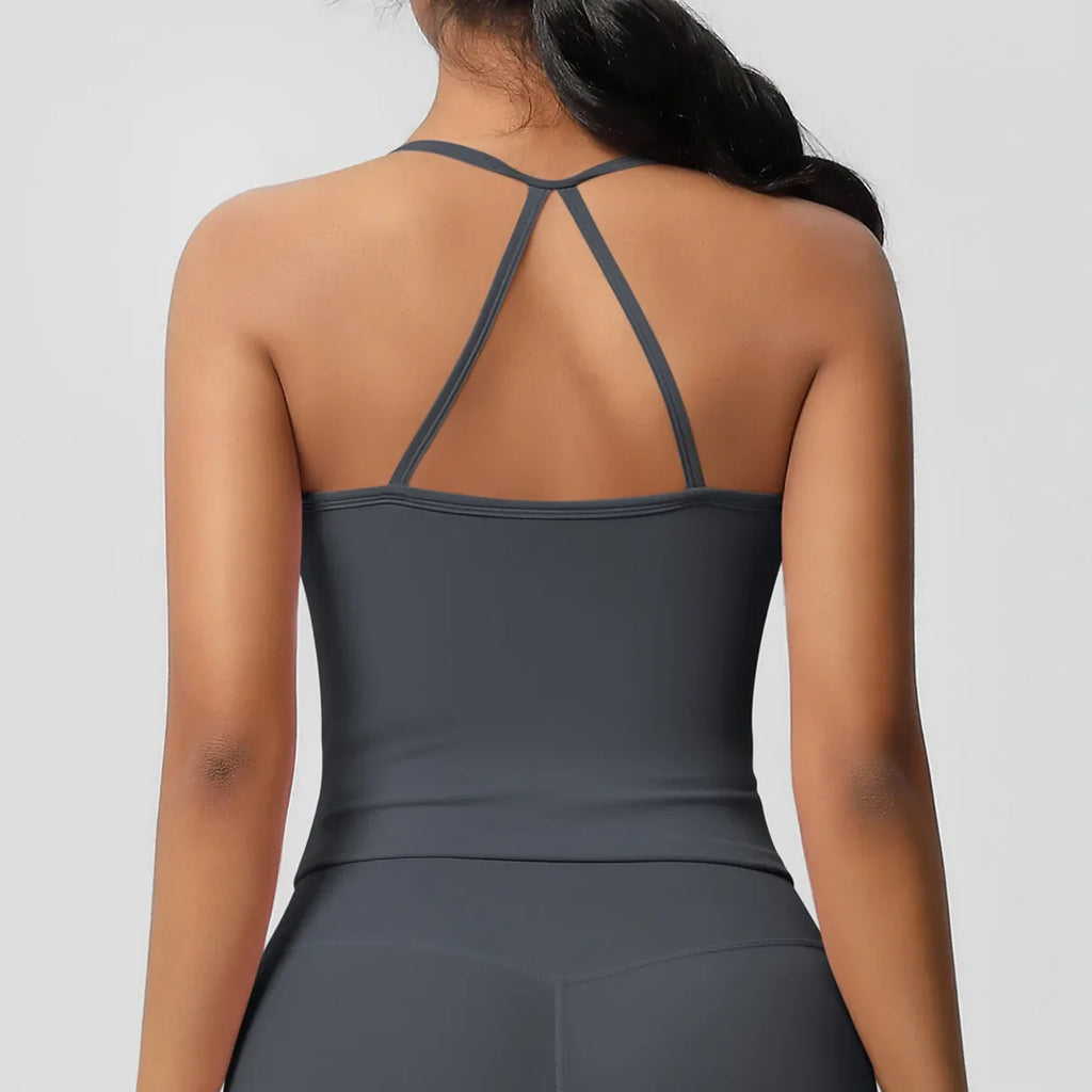 Fitness Bra Women Cross Back Yoga Sports Bra Breathable Shock Proof Gym Workout Push up Top Yoga Running Active Sportswear Vest