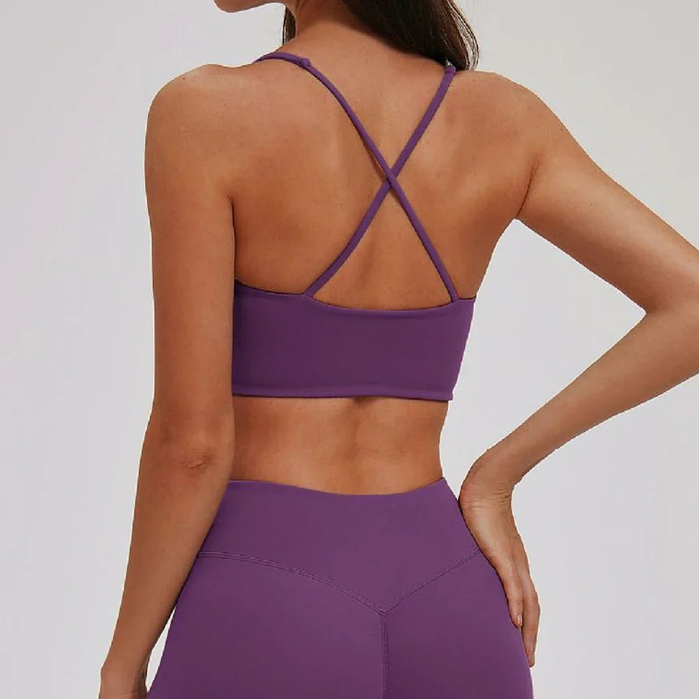 High Strength Sports Bra Women Gym Top Running Back Cross Yoga Bra Breathable Sports Underwear Women Fitness Workout Top Women