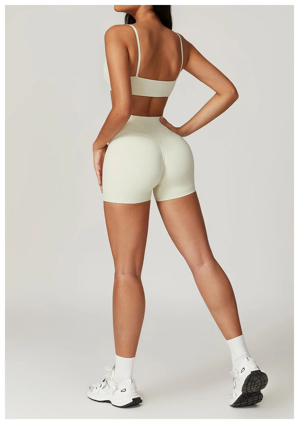 Yoga Shorts Women High Waist Workout Shorts Fitness Yoga Tights Lift Butt Fitness Ladies Yoga Gym Running Short Pants Sportswear