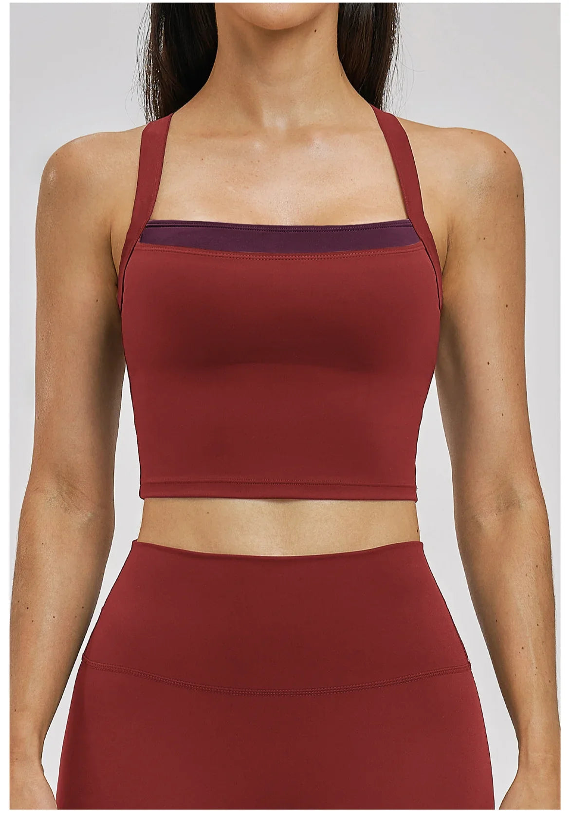 Yoga Bra Women High Strength Sport Bra Anti-Sweat Fitness Top Shockproof Crop Top Push Up Running Sport Bra Gym Vest Workout Top
