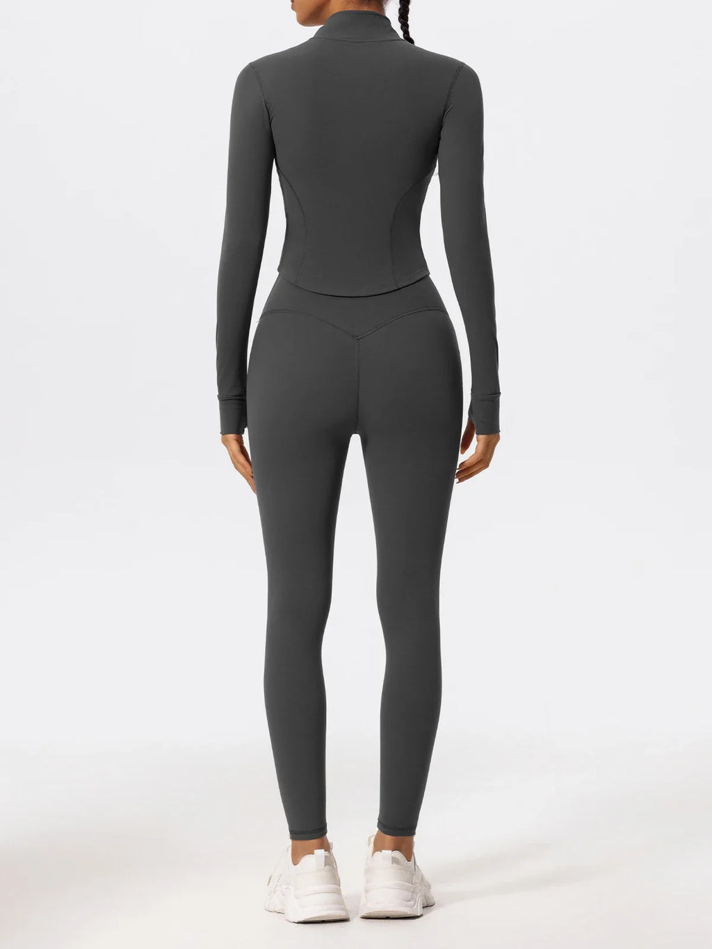 Hearuisavy Summer Ultra-Soft Fabrics Tight Sports Jackets Women Zipper Gym Yoga Clothes Female Quick-Dry Long Sleeve Sportswear