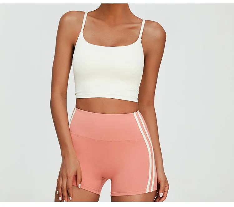 Women's Sports Underwear Cross Back Vest Yoga Bra Gym Training Clothes Sports Bra Women's Quick Drying Running and Fitness Top