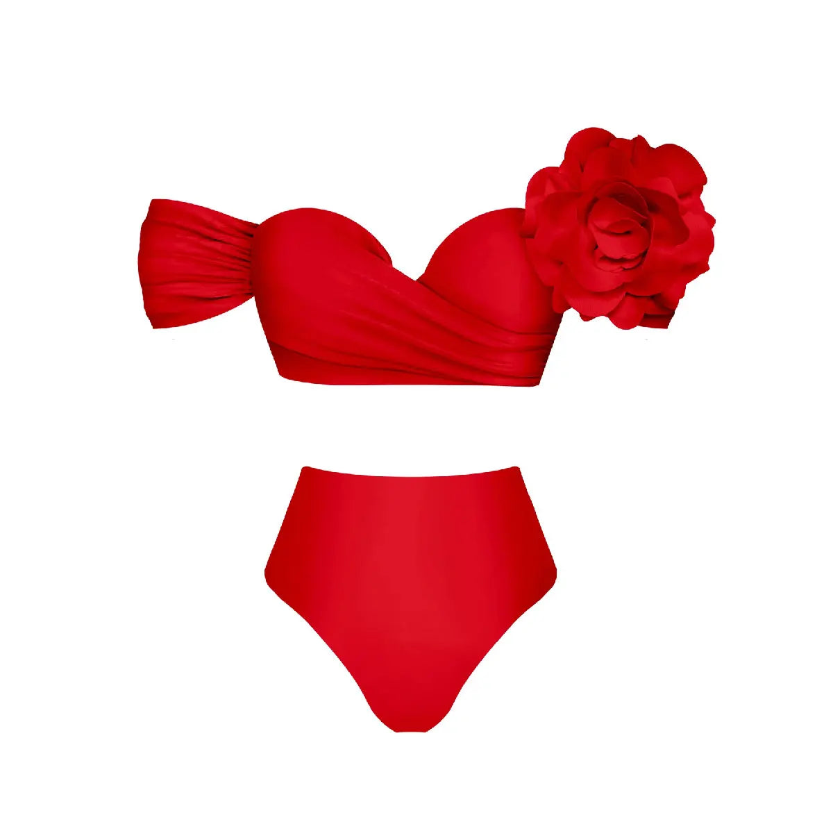 Floral 2Pcs Sexy Swimsuit 2026 Bandeau Biquini Women Bikini Push Up  Swimwear Female Swim Suits Cover Up Bathingsuit Beachwear
