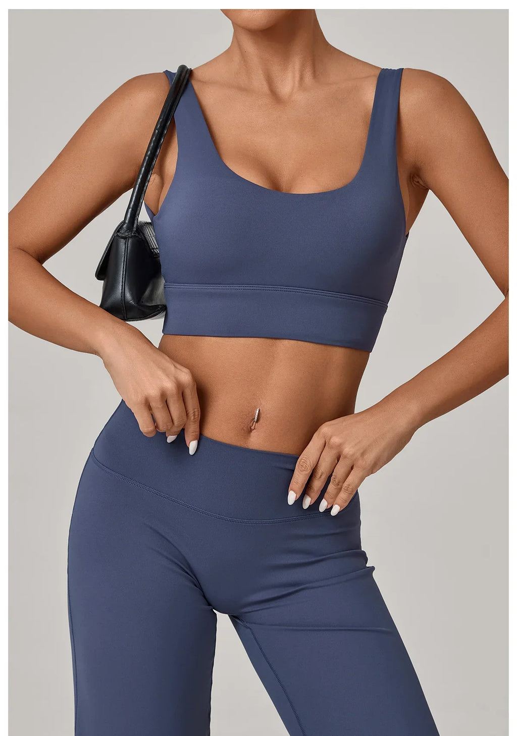 High Strength Yoga Bra Breathable Sports Bra Anti-Sweat Fitness Top Women Shockproof Crop Top Push Up Sport Bra Gym Workout Top