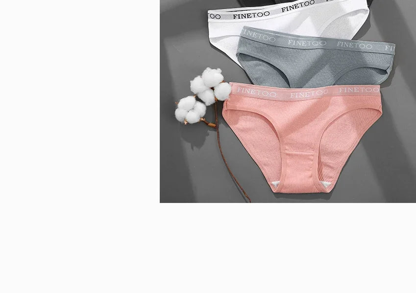 1Pcs Women' Cotton Pantys Sexy Comfortable Letter Printed Woman Briefs Ladies Underpants Fashion Girls Lingerie M-XXL