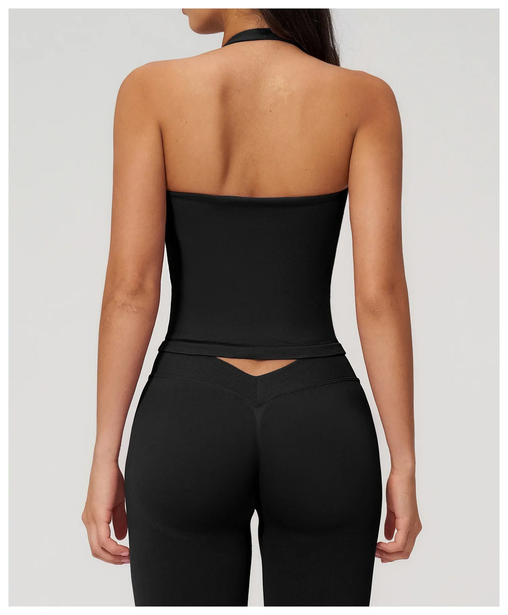 Hanging Neck Yoga Sports Bra Summer Shock Proof Gym High Strength Workout Fitness Underwear Push Up Top Yoga Bra Running Vest