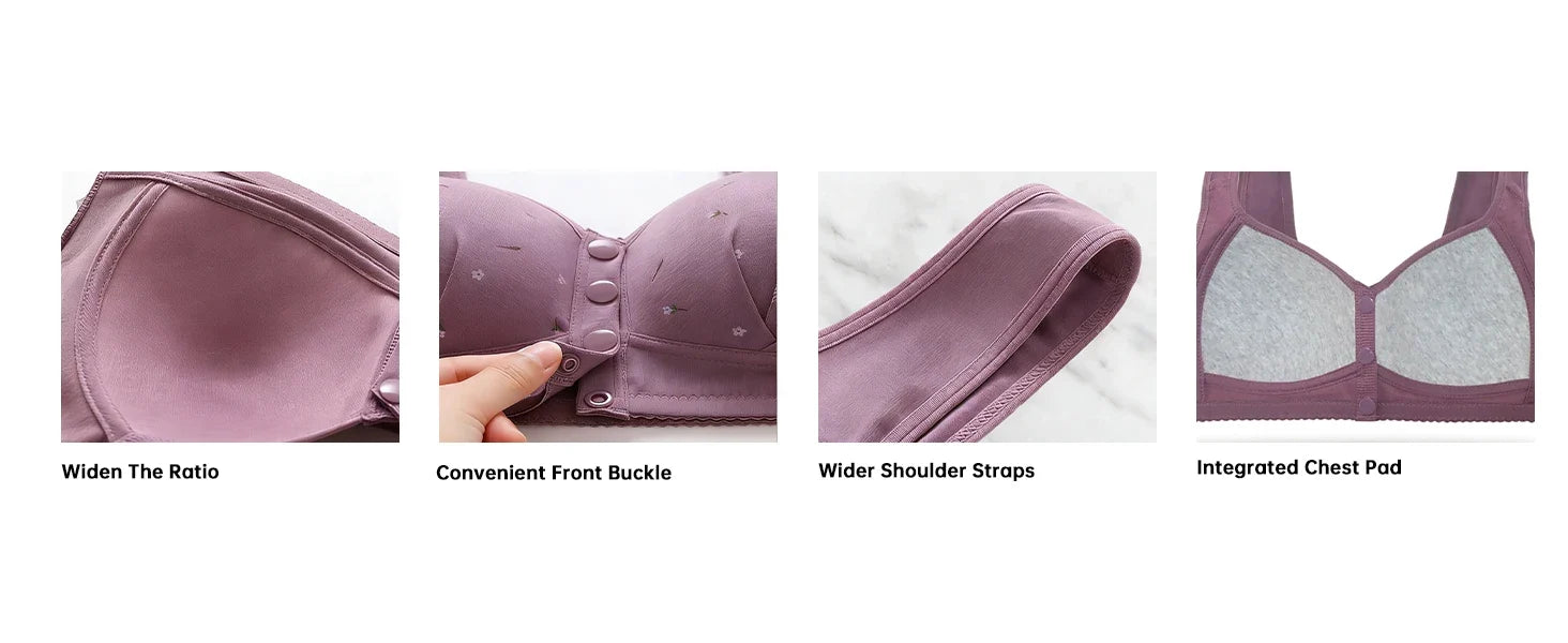 7pcs Elegant Lace Push Up Seamless Bras for Women Large Plus Size Breathable Lingerie,  All-Day Wear for Breasts Brassiere Femme