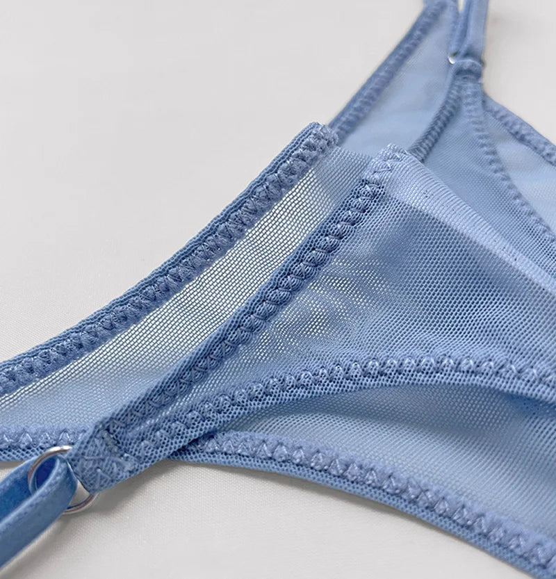 Lace Mesh Women Briefs Sexy Thong Transparent Panties Underwear Low Waist Girls G String Seamless Lingerie Fitness T Back