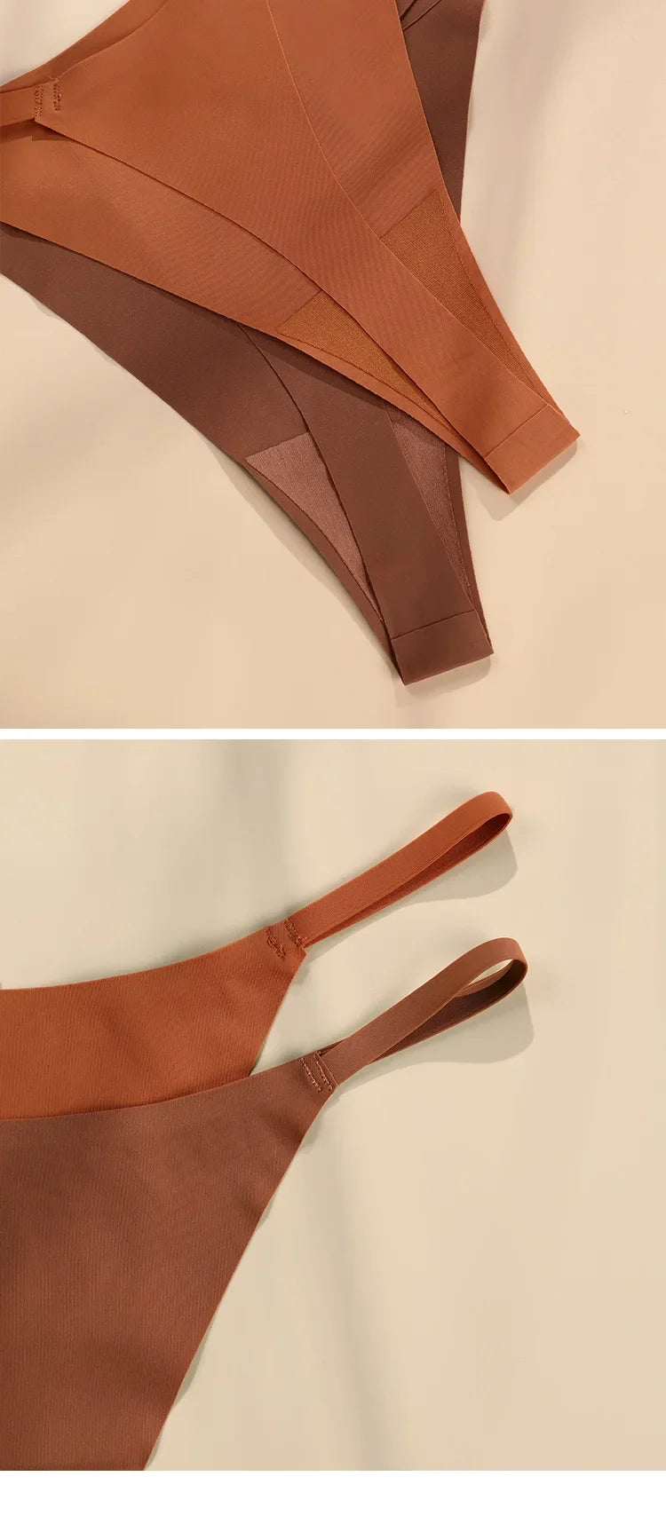 Ice Silk Seamless Women Thong Low Waist Sexy G String Quick Drying Panties Simple Underwear Traceless Thin Sports Yoga Briefs