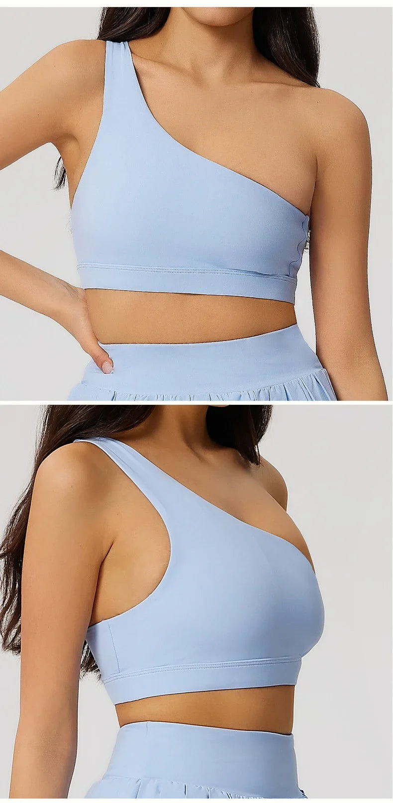 Women's Beautiful Back Gym Sports Underwear Women Shockproof Sport Bra Women Oblique Shoulder Straps Running Fitness Yoga Bra