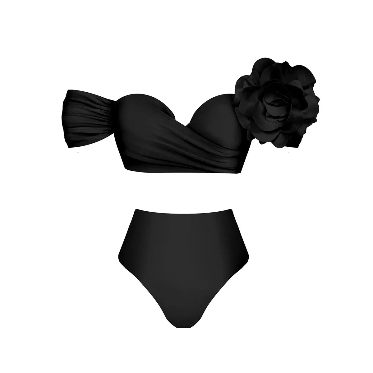 Floral 2Pcs Sexy Swimsuit 2026 Bandeau Biquini Women Bikini Push Up  Swimwear Female Swim Suits Cover Up Bathingsuit Beachwear