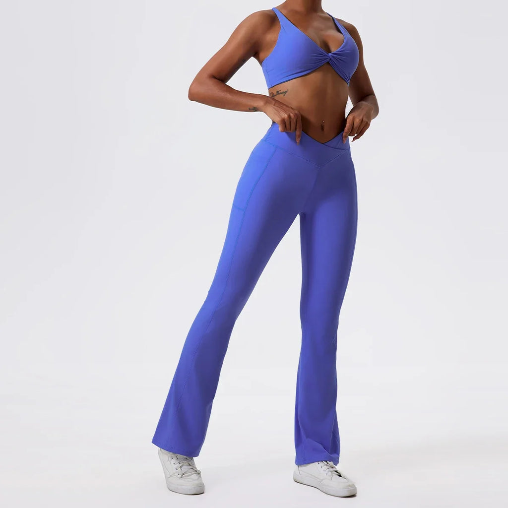 Hearuisavy Summer Sports Bra Shockproof Push Up Gym Top Women Quick-Dry Yoga Clothes Pleated Design Brassiere Workout Crop Top