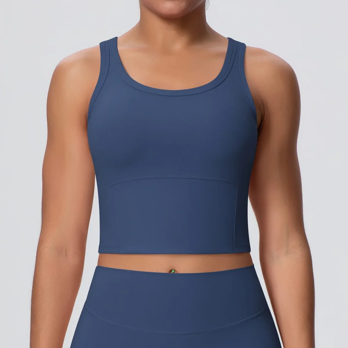 Sports Bra Women's Yoga Bra Fixed Chest Pad Gym Vest Shock-proof Workout Tops Yoga Clothes U-shaped Back Workout Fitness Running