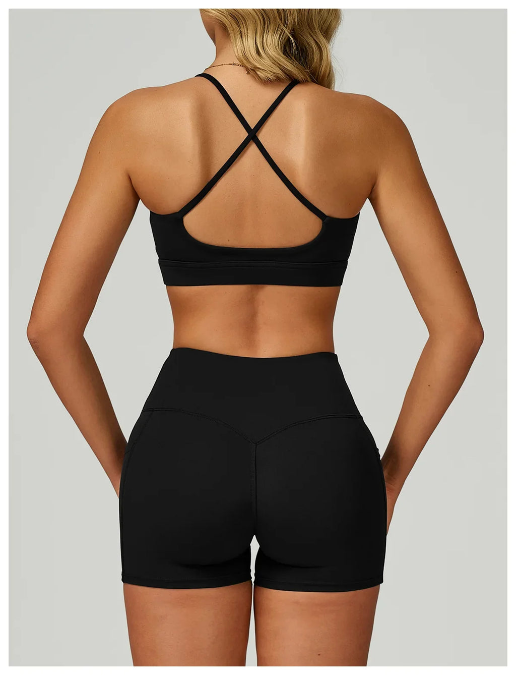 Sexy Underwear Women Tops Back Cross Strap Tank Top Push Up Running Sports Bra Breathable Soft Fitness Beauty Workout Yoga Bra