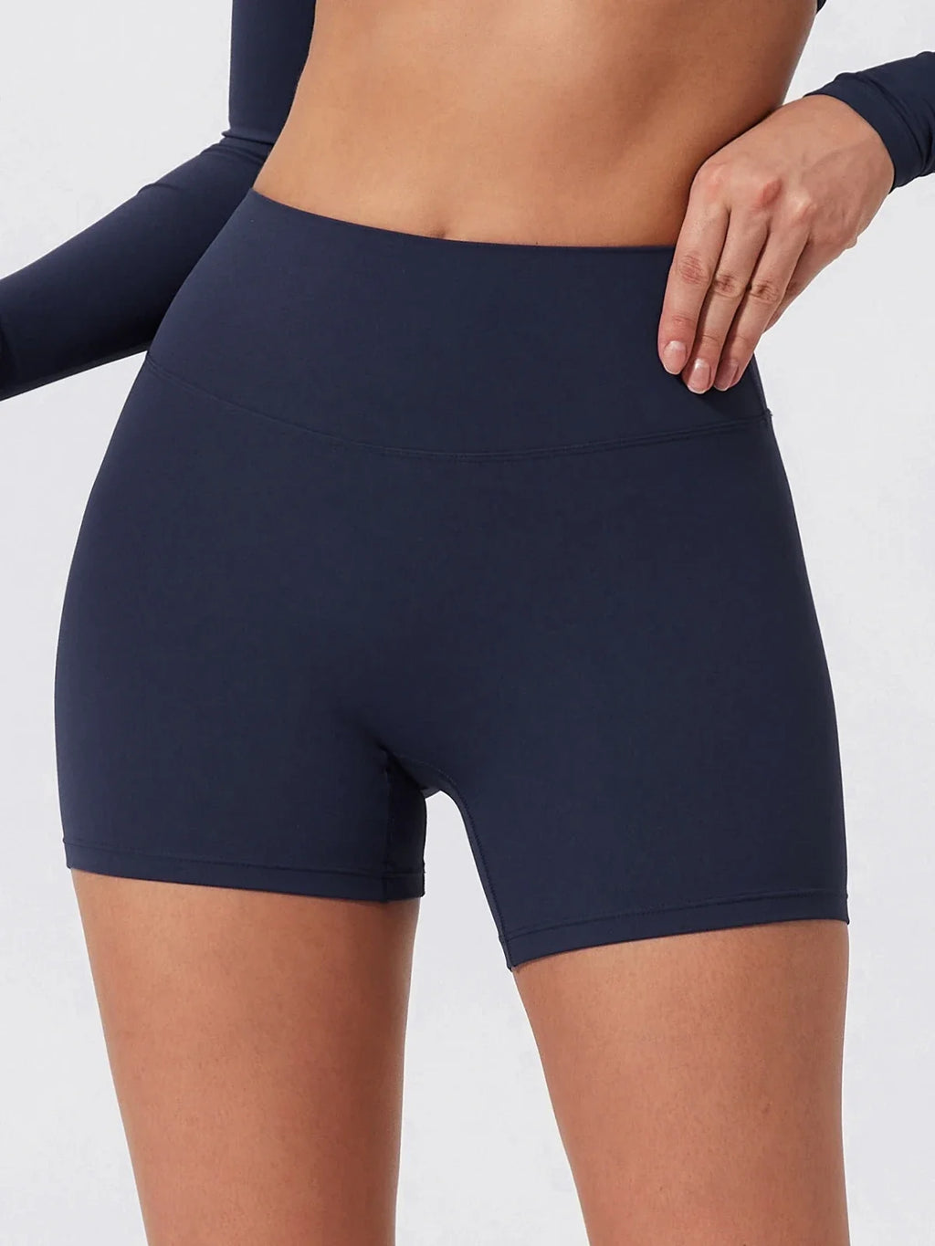 Hearuisavy Summer Elastic Scrunch Yoga Shorts Push Up Gym Leggings Cycling Workout Short Women Quick-Dry High Waist Sports Pants