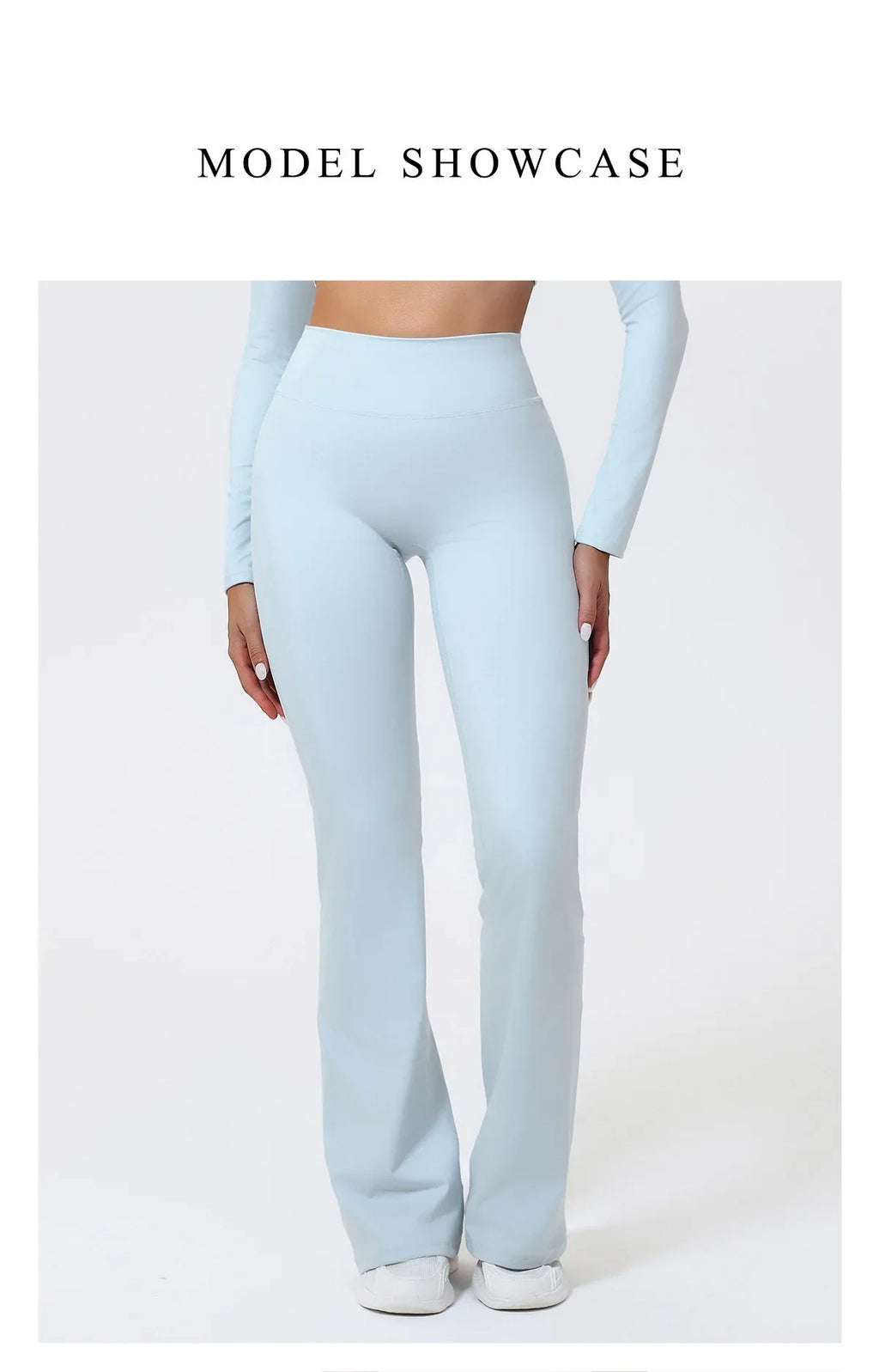 Hearuisavy Summer Woman Workout Flared Pants Leggings Pilates Fitness Trousers High Waist Butt Lifting Yoga Bell-Bottom Pants