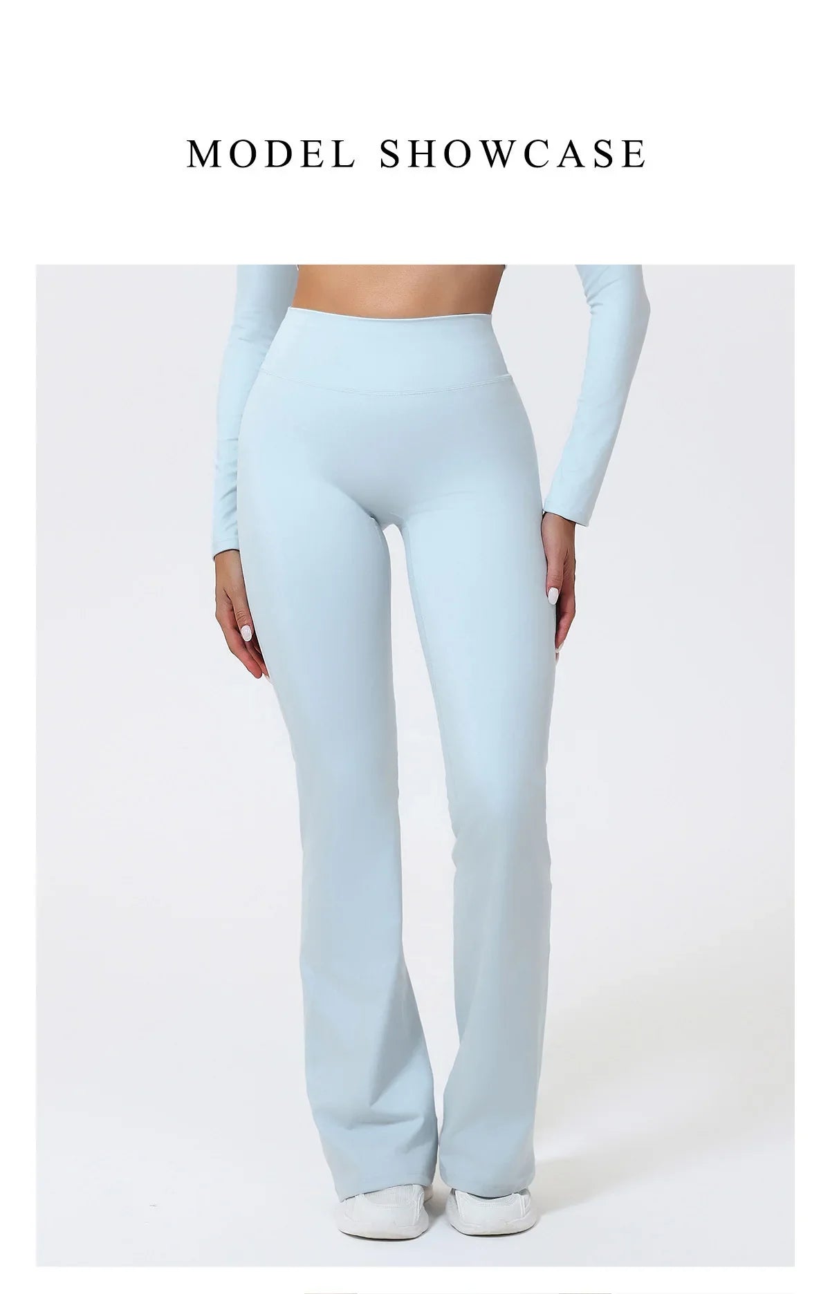 Hearuisavy Summer Woman Workout Flared Pants Leggings Pilates Fitness Trousers High Waist Butt Lifting Yoga Bell-Bottom Pants