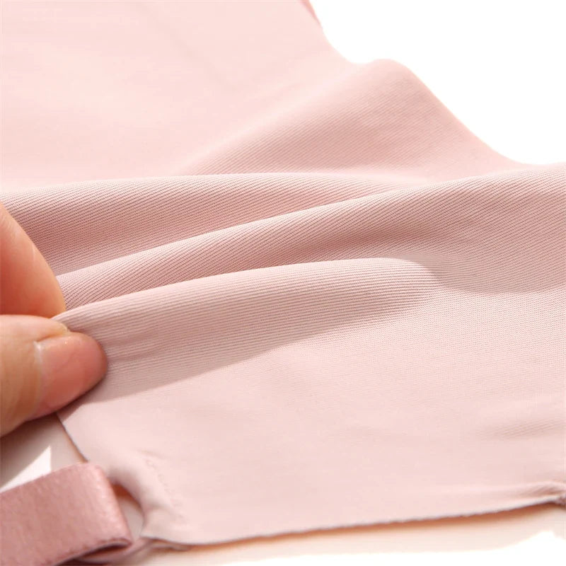 Seamless Invisible Cute Bra For Women Sexy Lingerie Deep Vneck Push Up Bra Wire Free Brassiere Bra Removable Pads Bralette Bra