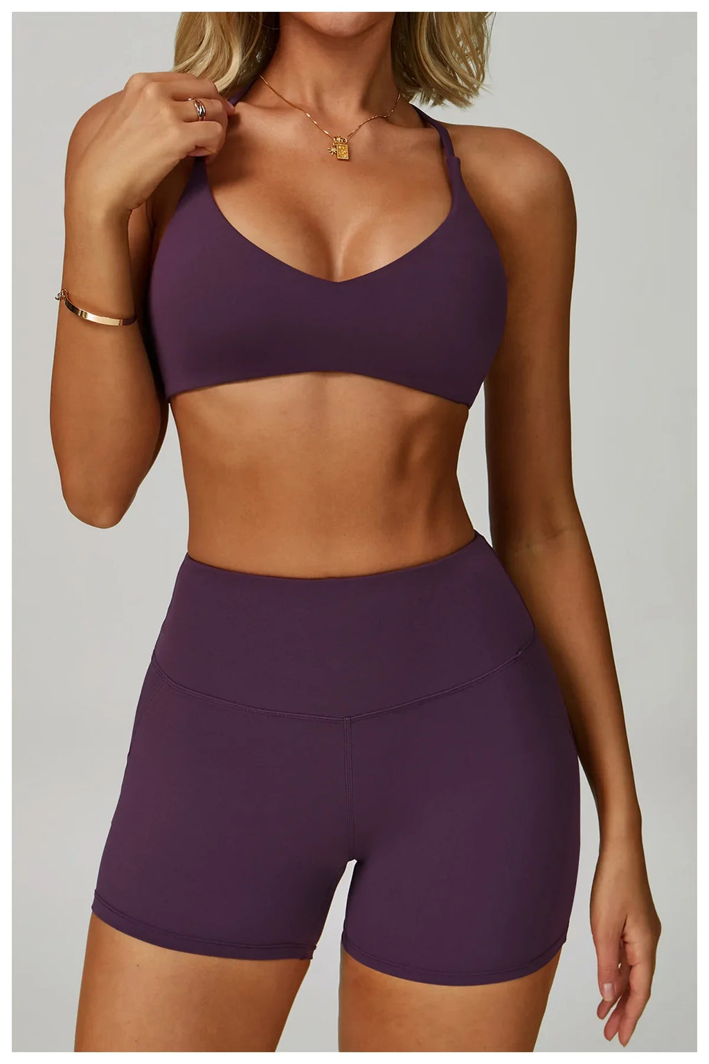 Hearuisavy Breathable Sports Bra Women Quick Drying ShockProof Gym Workout Top Casual Yoga Clothing Push Up Running Fitness Bras