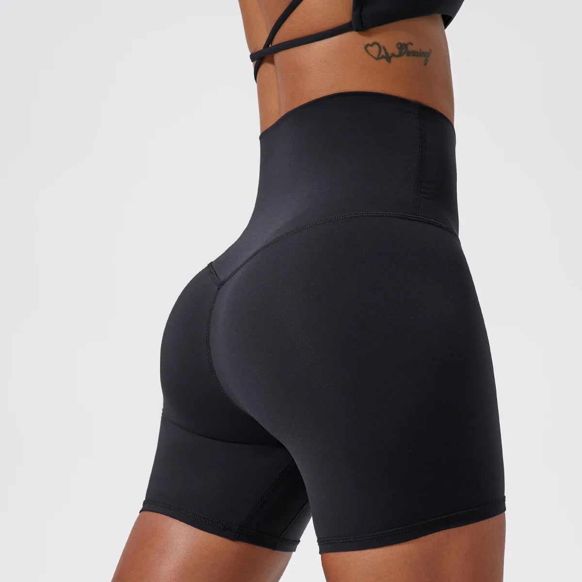 Hearuisavy Summer Soft Sports Shorts Buttock Lift Gym Leggings Women High Waist Yoga Shorts Women Running Cycling Workout Shorts