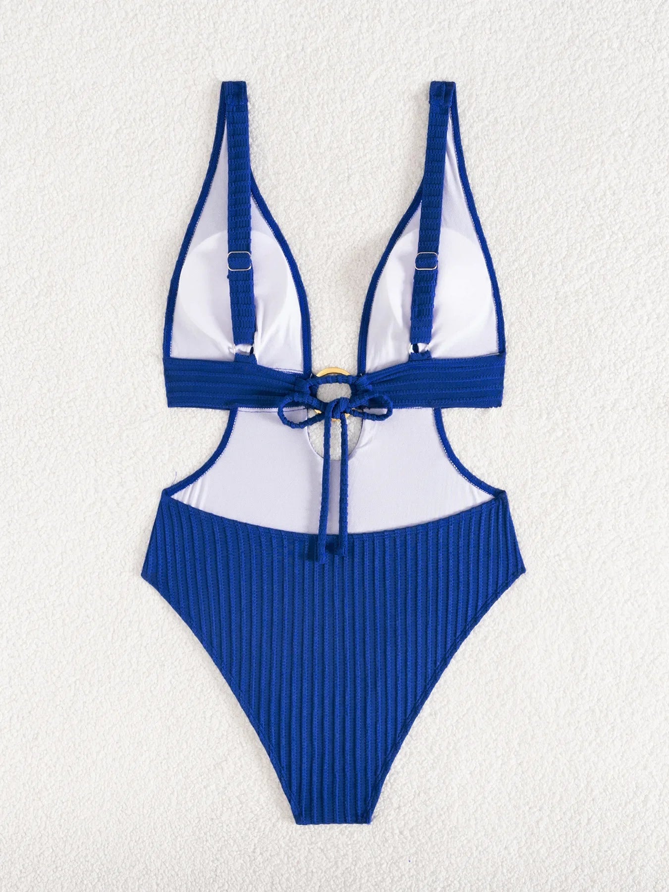 2026 Deep V Neck Cut Out Women Swimwear One Piece Swimsuit Female High Leg Cut Monokini Bather Backless Bathing Swim Beachwear