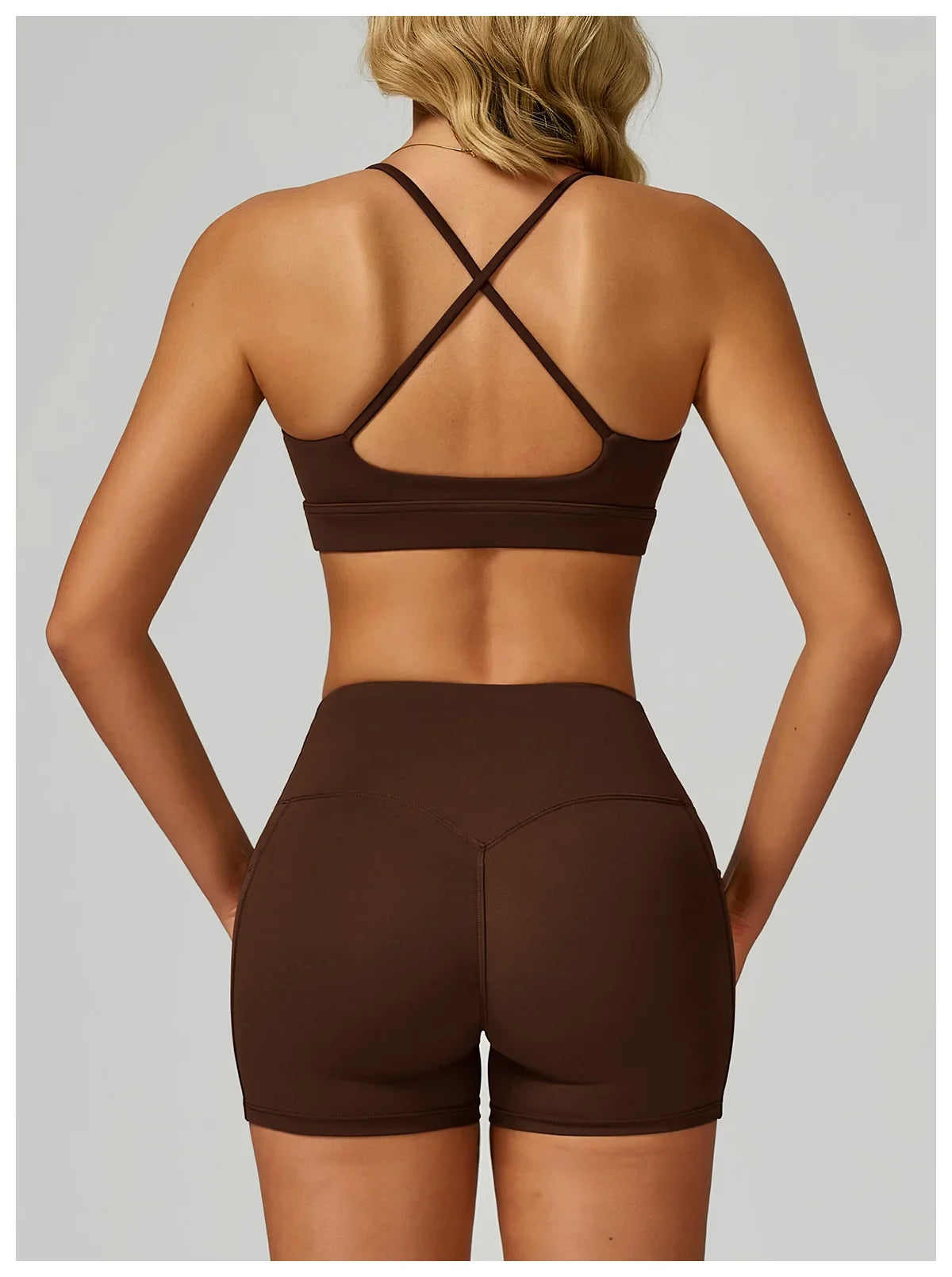 Sexy Underwear Women Tops Back Cross Strap Tank Top Push Up Running Sports Bra Breathable Soft Fitness Beauty Workout Yoga Bra