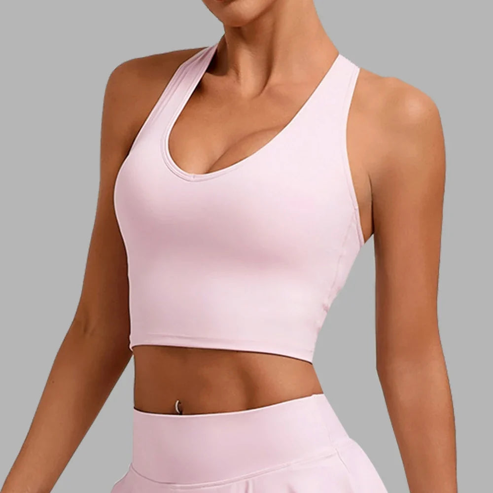 Fitness Bra Workout Tops Gym Push Up Fitness Underwear Sports Bras Sexy Athletic Sport Bra Women Backless Gym Yoga Crop Top