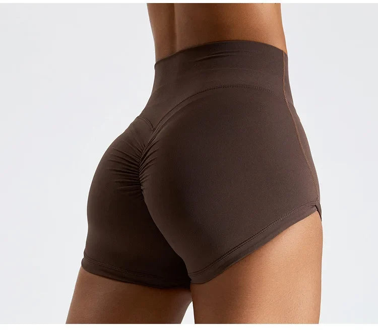 Yoga Shorts Buttock Lift Scrunch Fitness Shorts Gym Legging Cycling Slim Fit Workout Shorts Women High Waist Sports Shorts Women