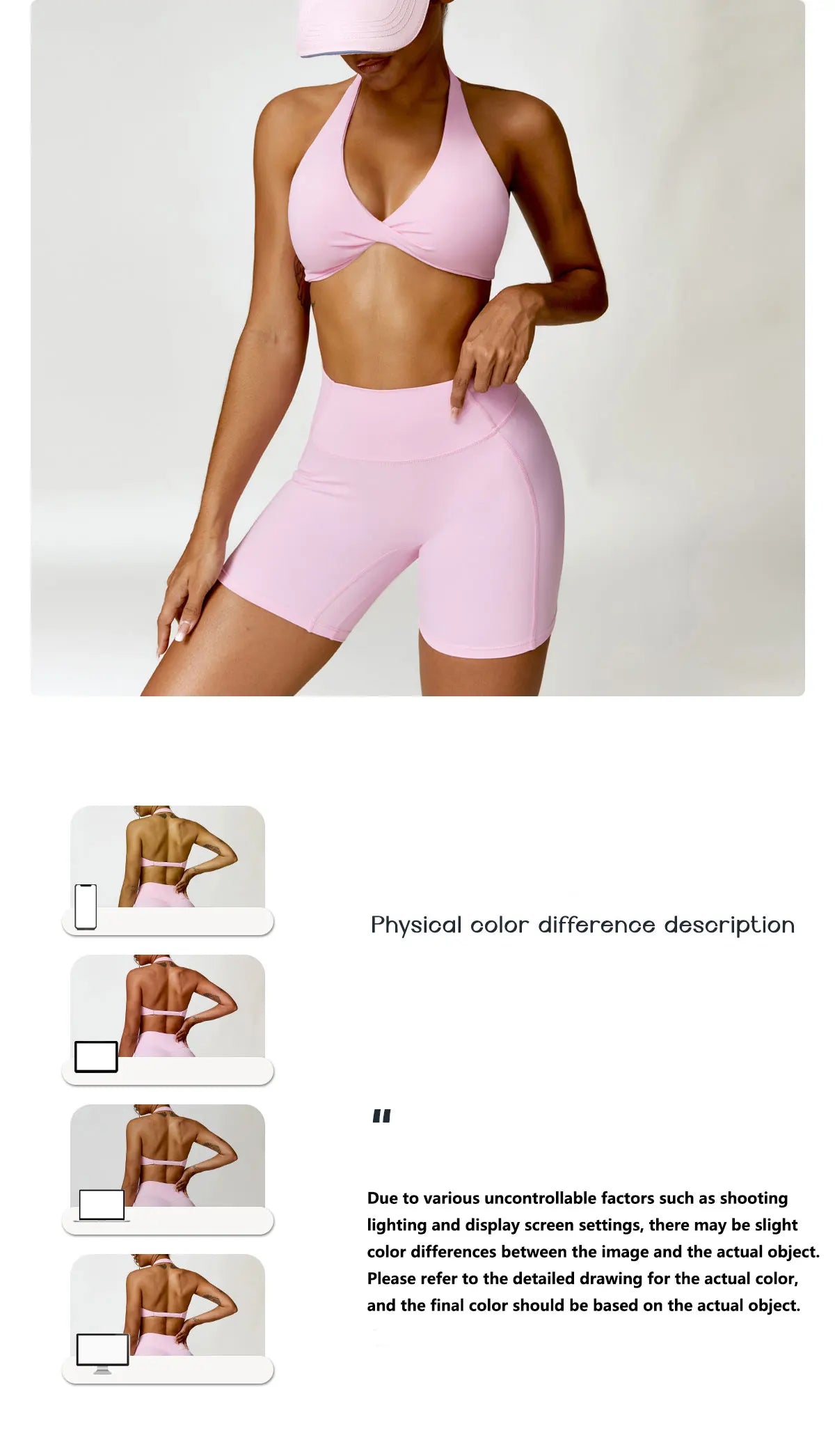 Women's Nylon Sports Bra Halter Sports Underwear Front Twist Naked Feel Sexy Yoga Gym Push Up Workout Padded Bralette Bathsuit