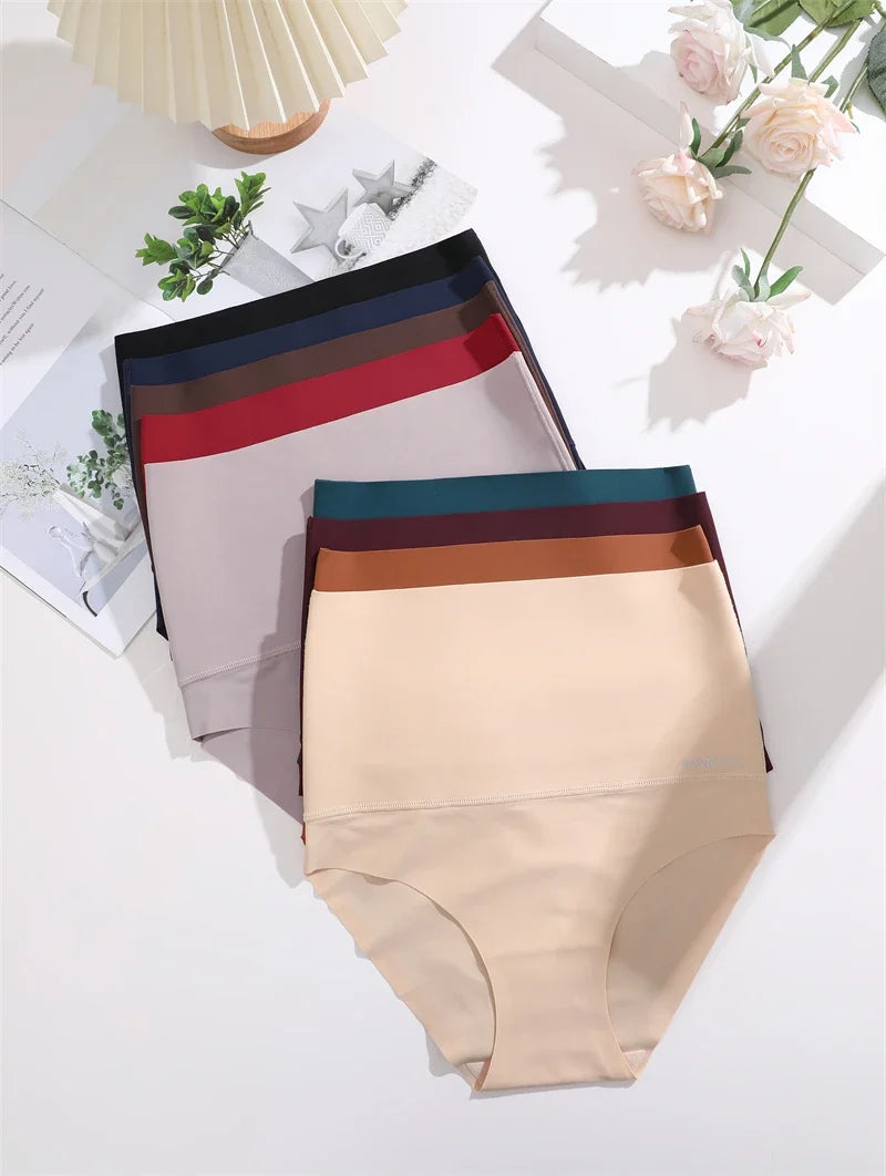 Women Seamless Briefs High Waist Butt Lifter Women's Shapewear Maillard Sexy Tummy Control Belly Shaping Lingerie Female Panty