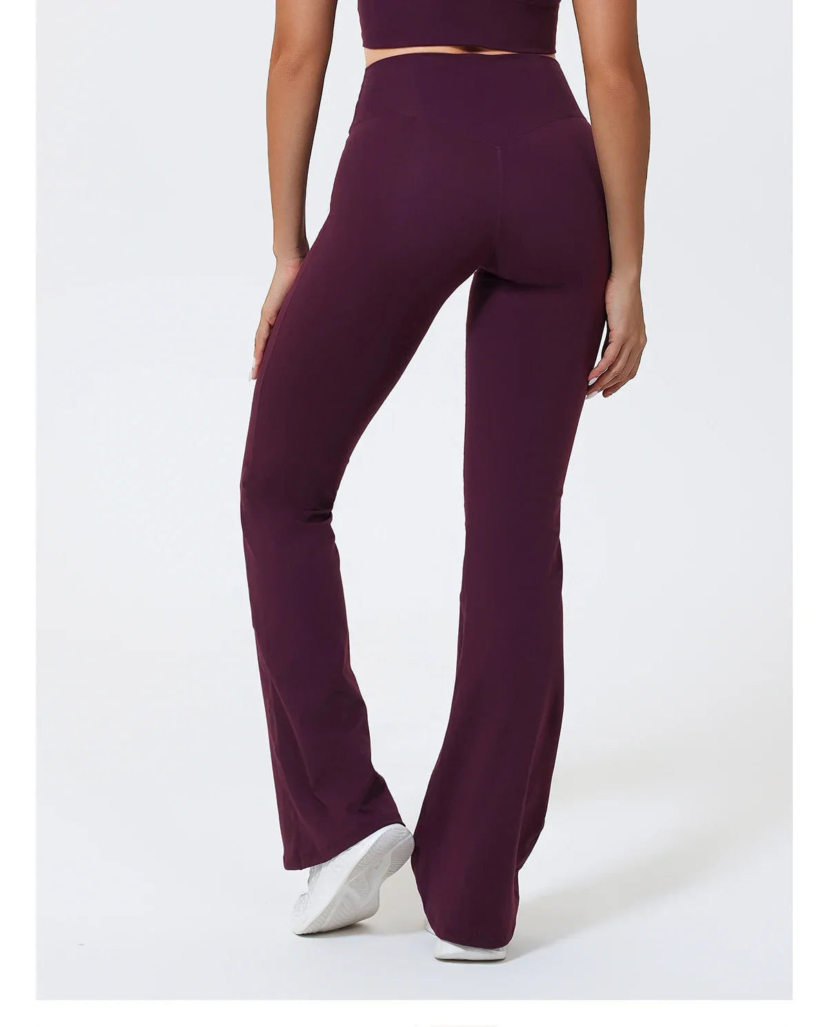 Hearuisavy Summer Woman Workout Flared Pants Leggings Pilates Fitness Trousers High Waist Butt Lifting Yoga Bell-Bottom Pants