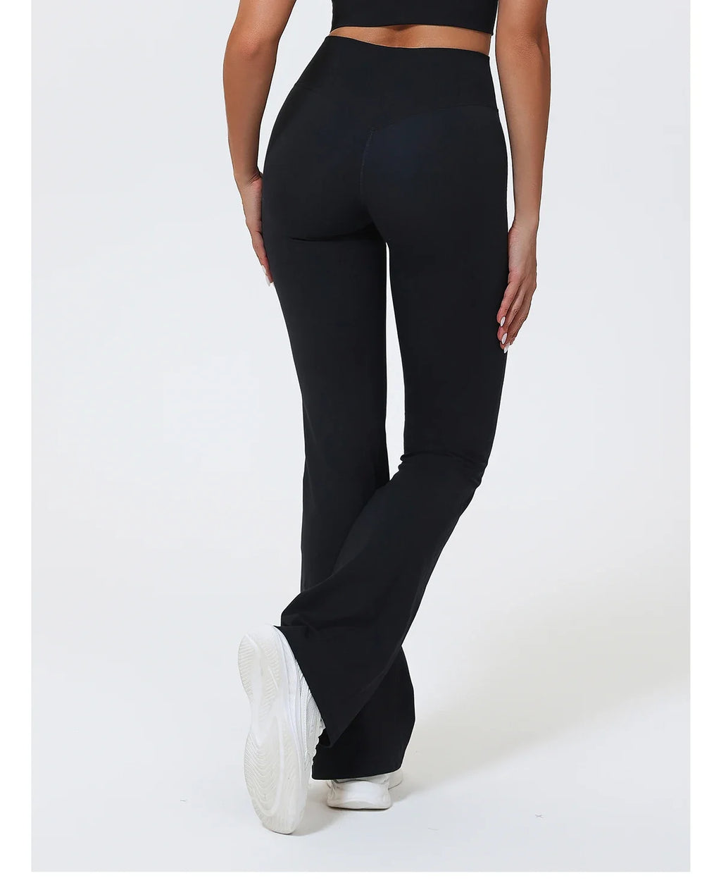 Hearuisavy Summer Woman Workout Flared Pants Leggings Pilates Fitness Trousers High Waist Butt Lifting Yoga Bell-Bottom Pants
