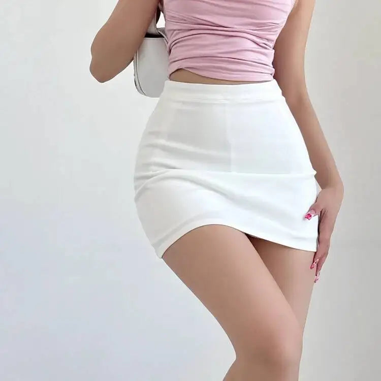 Pure Desire High Waist Tight A-line Wrapped Hip Short Skirt Spring/Summer Slim Fashionable Spicy Girl Half Skirts 05L5